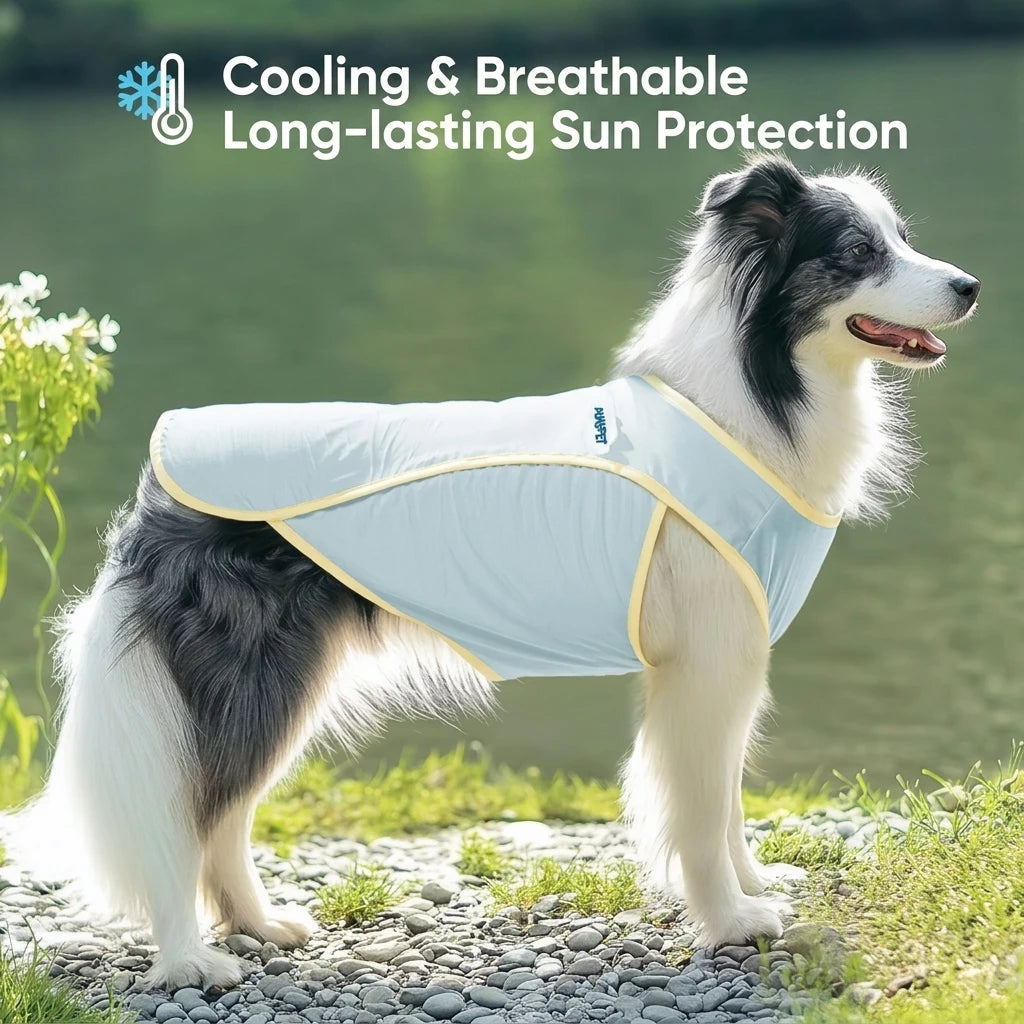 Cooling Vest for Large Dogs: UPF 50+ Sun Protection and Breathable Summer Shirt for Indoor and Outdoor Use