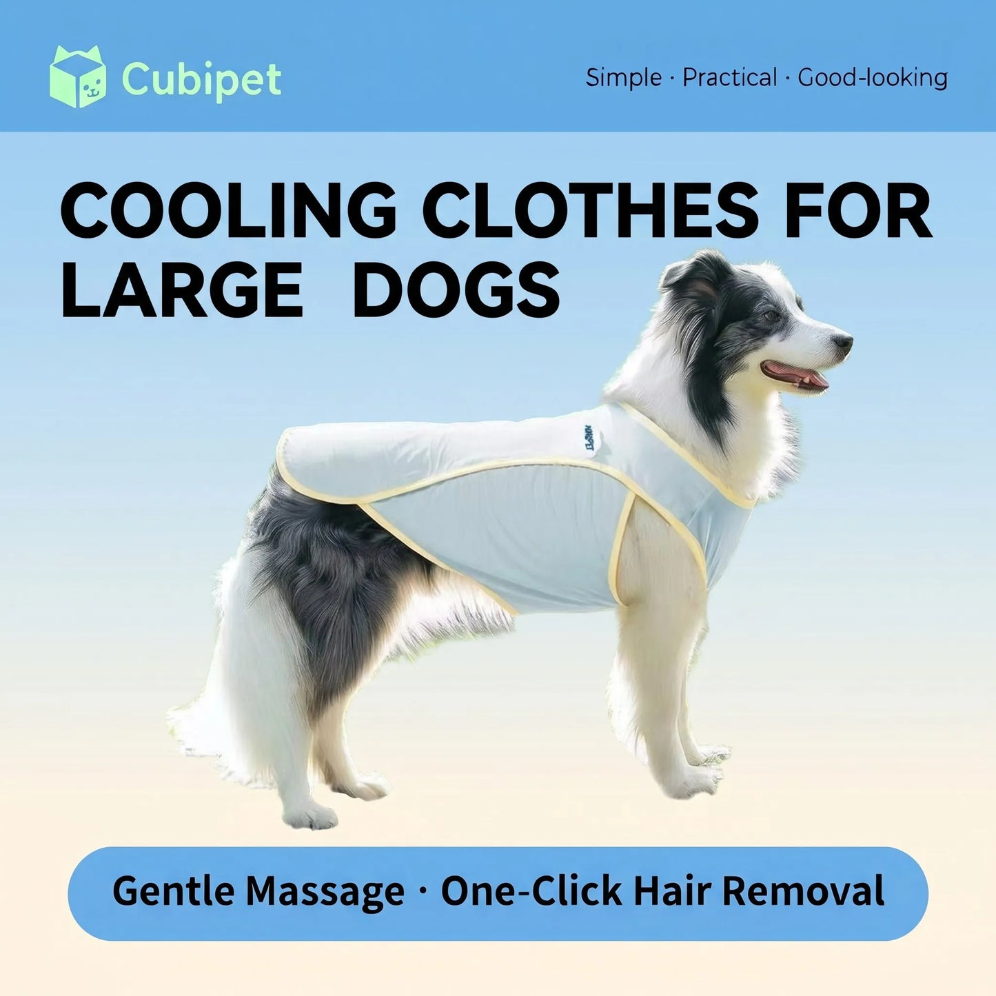Cooling Vest for Large Dogs: UPF 50+ Sun Protection and Breathable Summer Shirt for Indoor and Outdoor Use